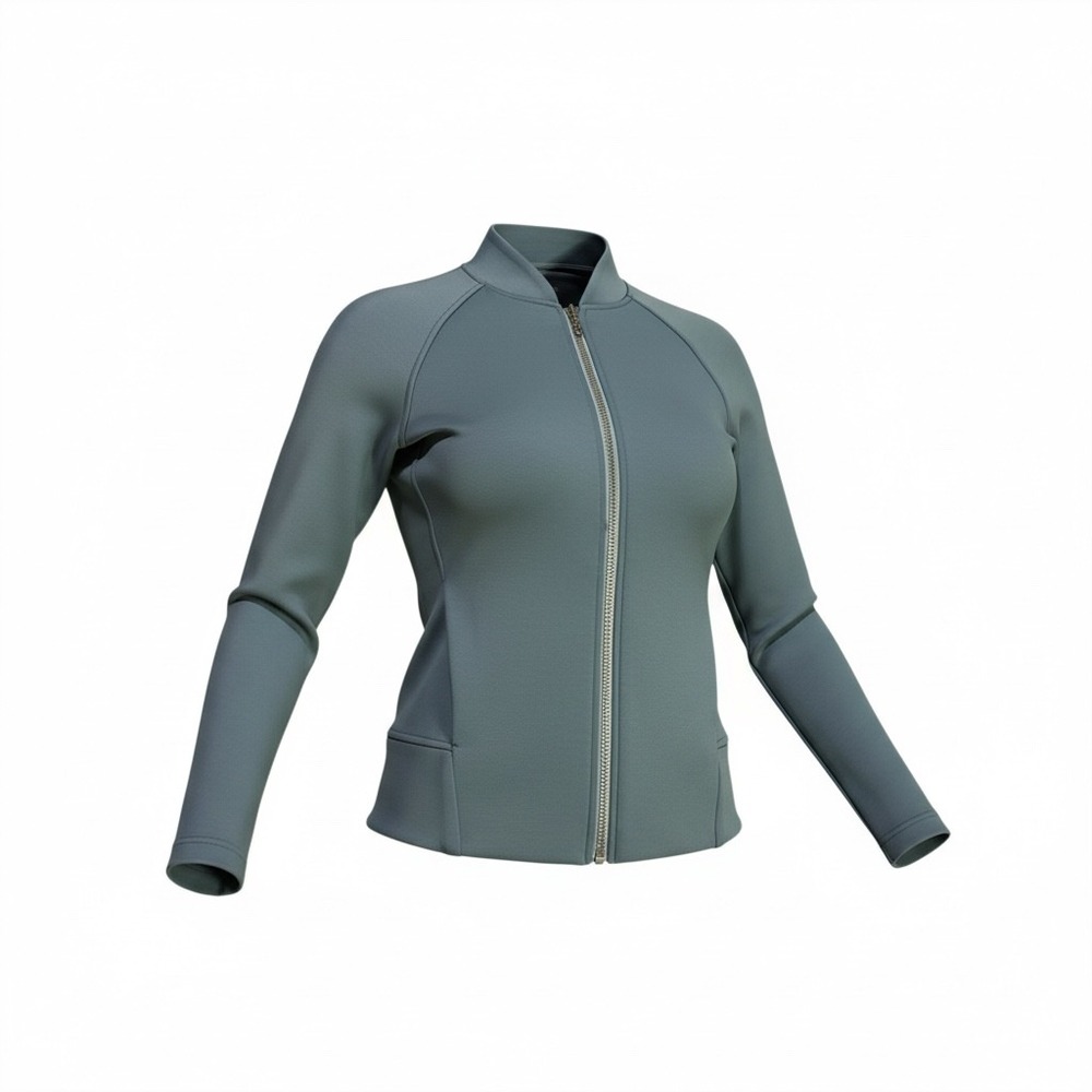 Straight Down Hazeltime‎ Women's XS Full Zip Golf Athletic Jacket Blue